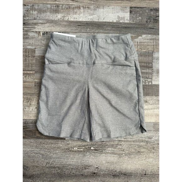 Walter Hagen Women's Sculpt 7'' Golf Shorts Heather Grey Size Small NWT - Picture 2 of 6